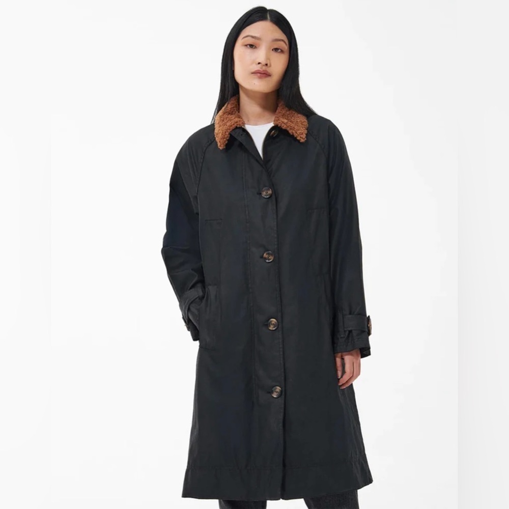 NWT Barbour Malala Wax Jacket - Picture 2 of 14